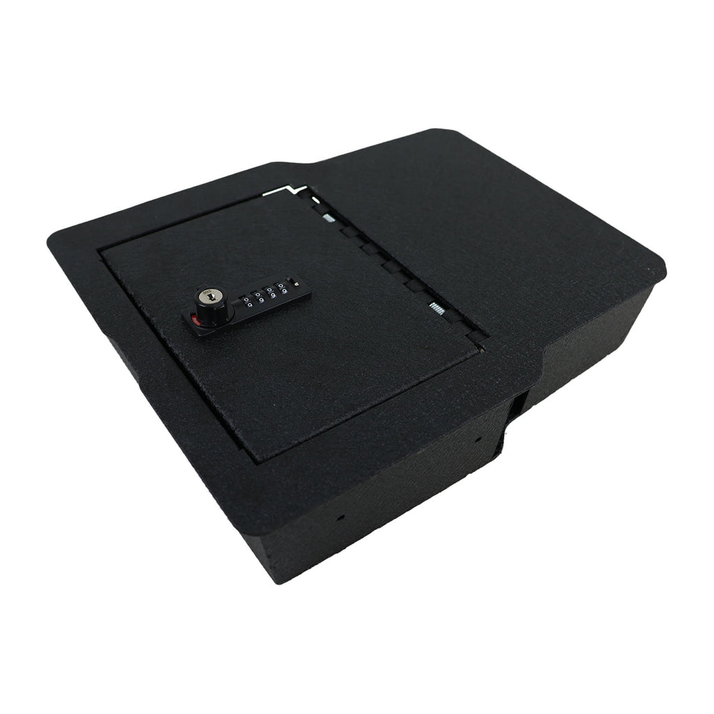 Dodge Ram 1500/2500/3500 Underseat Console Safe (4-Digit Combo Lock with Key) : 2020-2024