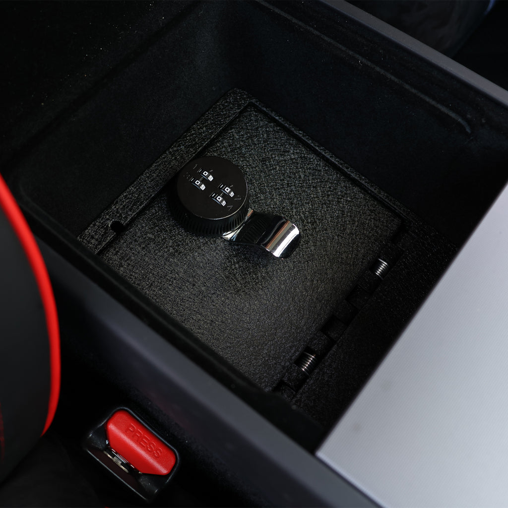 Tesla Model 3 Center Console Safe (4-Digit Combo Lock) : 2024