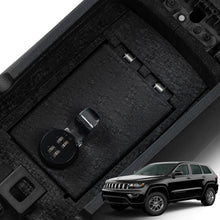 Cargar imagen en el visor de la galería, Jeep Grand Cherokee sin caja fuerte para consola central con CD (cerradura combinada de 4 dígitos): 2014-2020