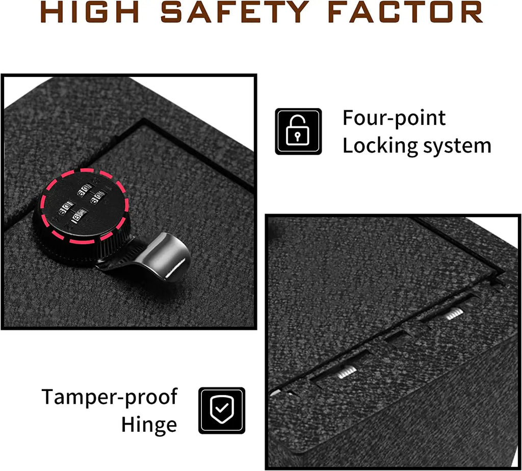 Instructions for 2010-2022 Toyota 4Runner console gun Safe 4-digit combo lock