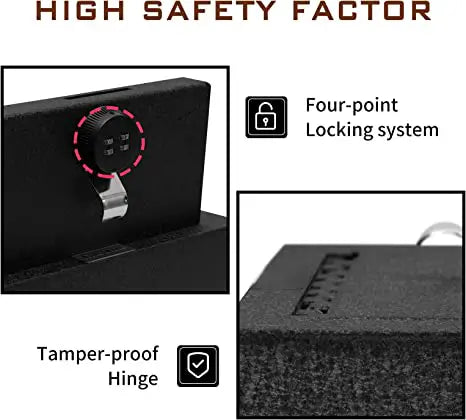 Instructions for 2015-2020 Lexus NX 200 and Lexus NX 300 console gun Safe 4-digit combo lock