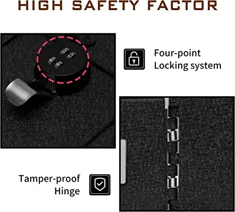 Instructions for 2017-2022 Honda CR-V console gun Safe 4-digit combo lock