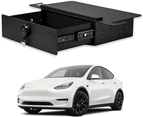 2021-2024 Tesla Model Y under seat console 4-digit combo lock gun safe 2