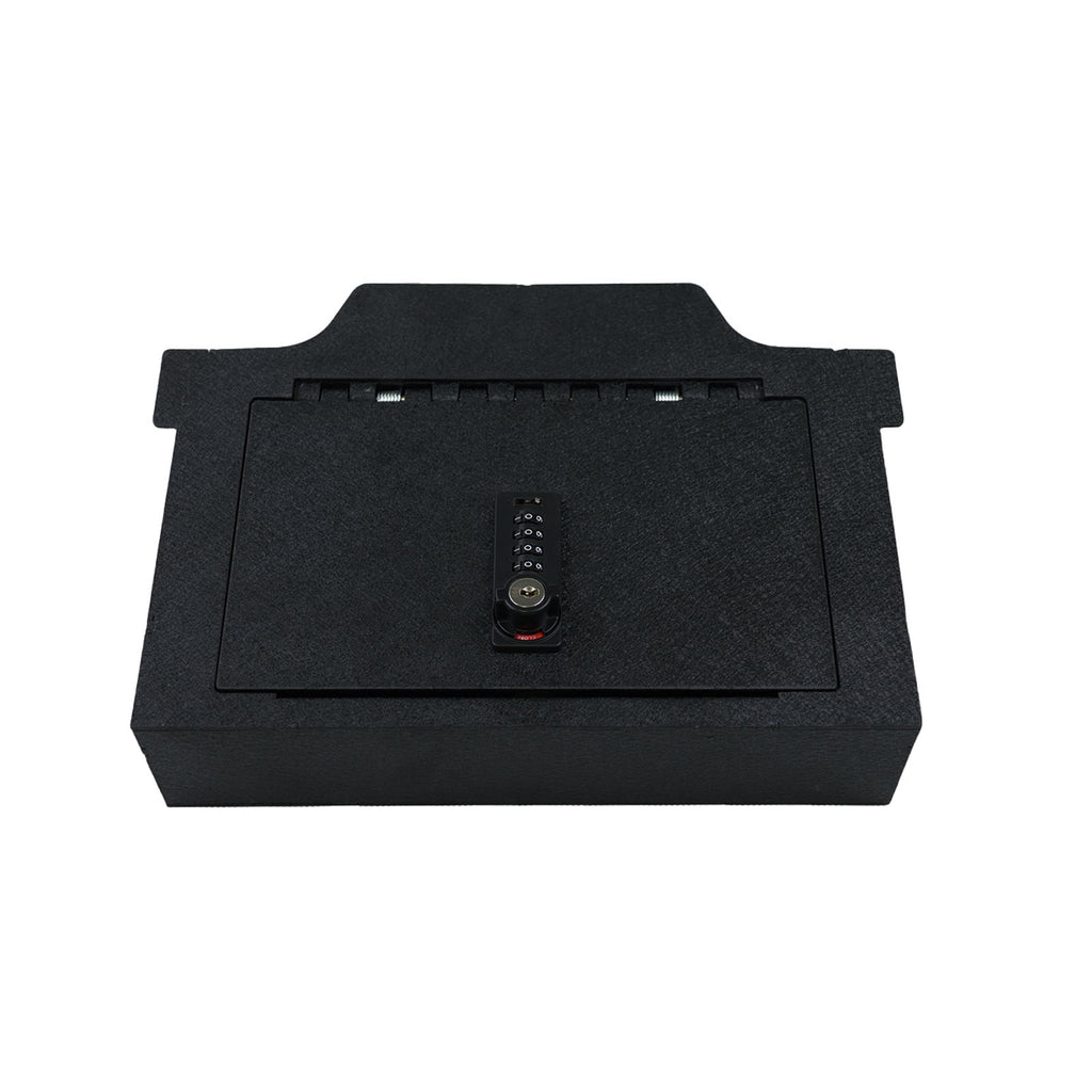 Dodge Ram 1500 Sliding Model Center Console Safe (4-Digit Combo Lock with Key) : 2019-2024