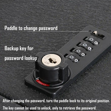 Cargar imagen en el visor de la galería, Instructions for 2015-2022 Chevrolet Colorado console gun Safe 4 digit combo lock with backup key