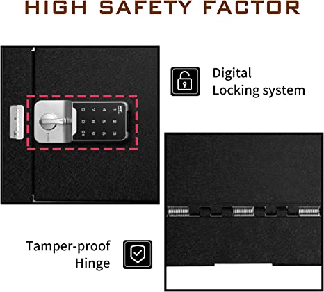 Instructions for 2015-2024 Ford F150 Ford 250 Super Duty Ford 350 Super Duty Ford 450 Super Duty and Ford Expedition console gun safe electronic keypad lock