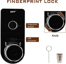 Cargar imagen en el visor de la galería, Instructions for 2021-2024 Hyundai Elantra console gun safe biometric fingerprint lock