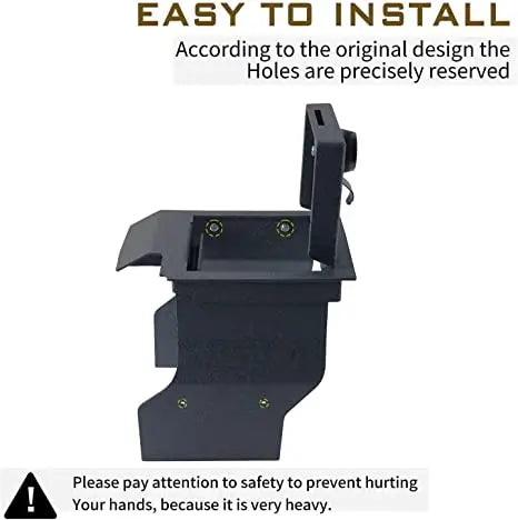 The installation of the 2021-2024 Toyota Sienna Center console 4-digit combo lock gun safe is very simple