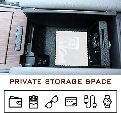 The use value of the 2021-2024 Toyota Sienna console 4-digit combo lock gun safe