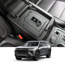 Cargar imagen en el visor de la galería, Chevrolet Traverse Center Console Safe (Fingerprint Lock with Key) : 2018-2023