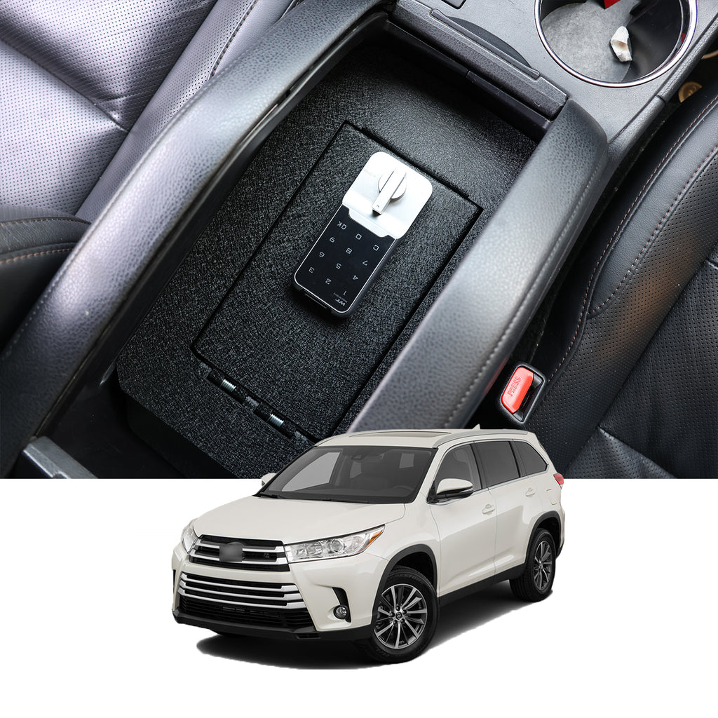 Toyota Highlander Center Console Safe (Electronic Number Lock) : 2014-2019